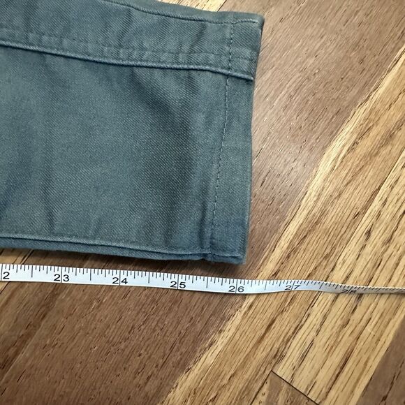 Prana Cropped Pants, Carlotta, Starling Green, Organic Cotton Blend, Size 4/27 - Picture 15 of 16